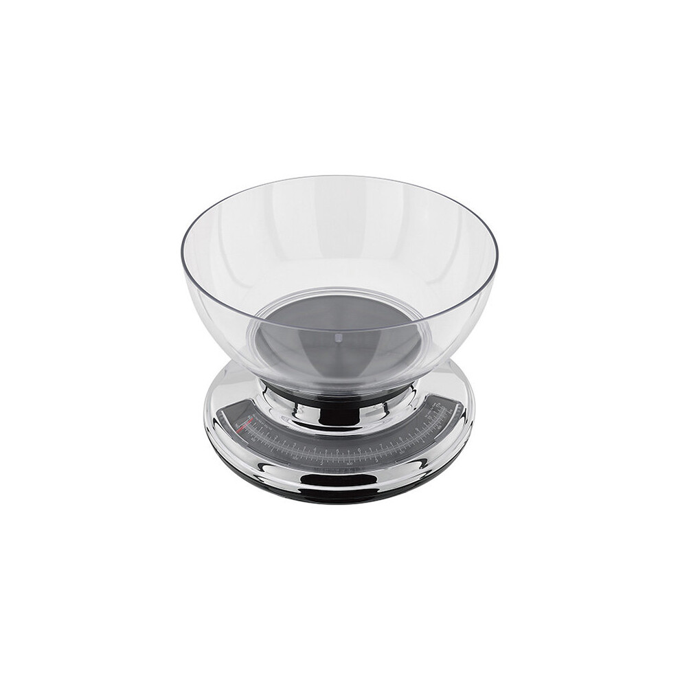 Judge 5.0kg Chrome Kitchen Scale with Clear Bowl