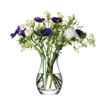 Lsa Flower Posy Vase 17.5Cm Clear