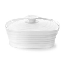 Sophie Conran Covered Butter Dish by Portmeirion - Elegant, Versatile Tableware for Everyday & Entertaining