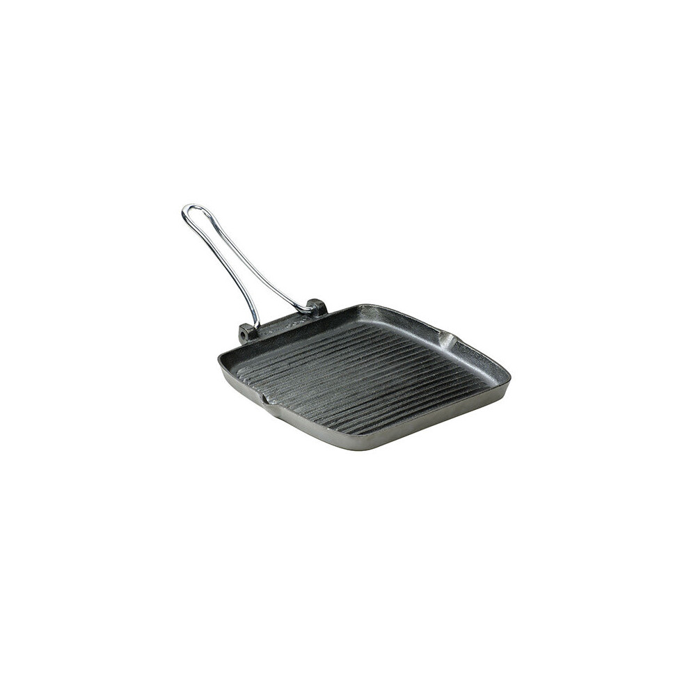 Typhoon Solutions Folding Handle Square Cast Iron Chargriller