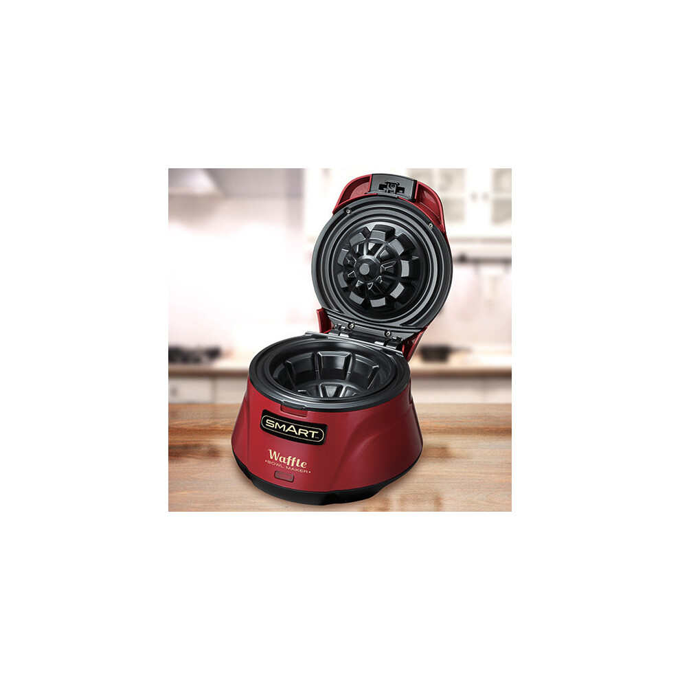 New Smart Waffle Bowl Maker Red