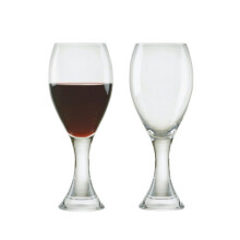 Anton Studio Designs Set of 2 Manhattan Red Wine Glasses