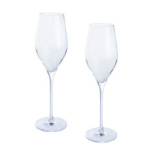 Dartington Crystal Wine and Bar Prosecco Pair, Transparent, 2-Piece