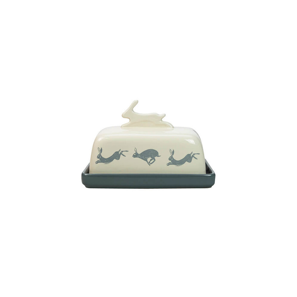 English Tableware Company Artisan Hare Butter Dish