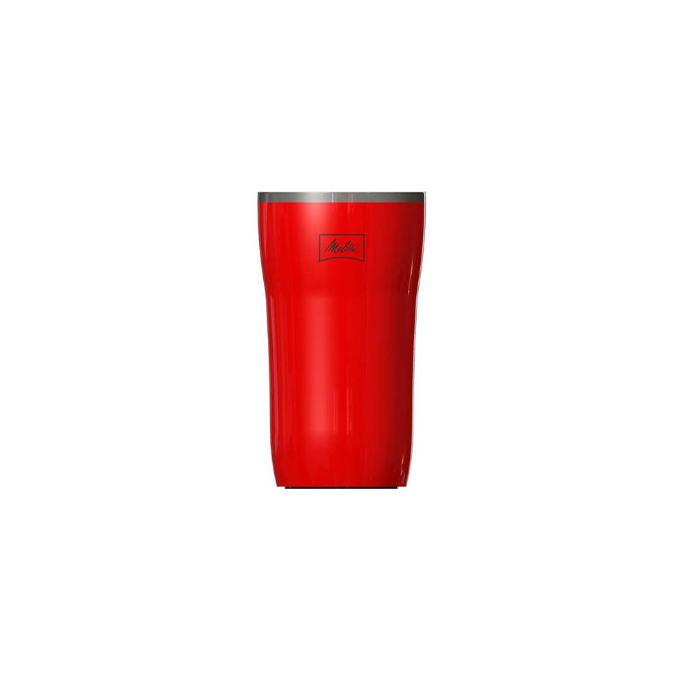 Melitta Thermal Mug, Closure by Pressure, 100% Airtight Seal, 250 ml, Red