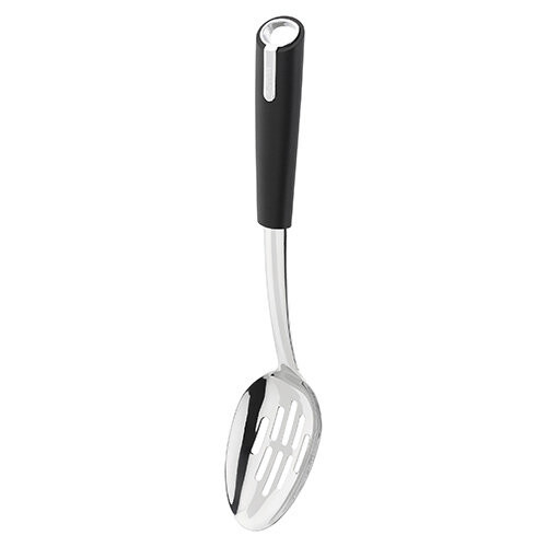 Judge Judge Satin Black Slotted Spoon