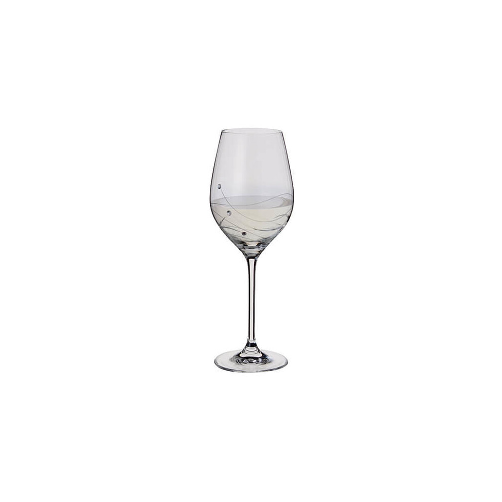 Dartington Crystal Glitz Single Wine Glass