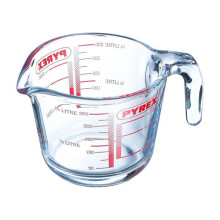 Pyrex GLSMJ1/2PT Glass Measuring Jug, 250 ml - Clear