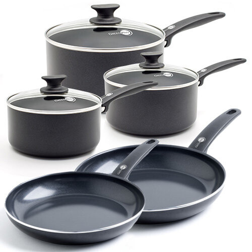 GreenPan GreenPan Cambridge Ceramic Non-Stick 5 Piece Cookware Set