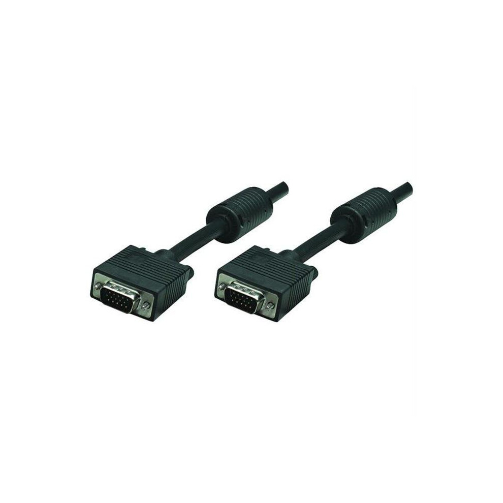 Manhattan 317733 Hd15 Male To Male Svga Cable With Ferrite Core- 10 Ft