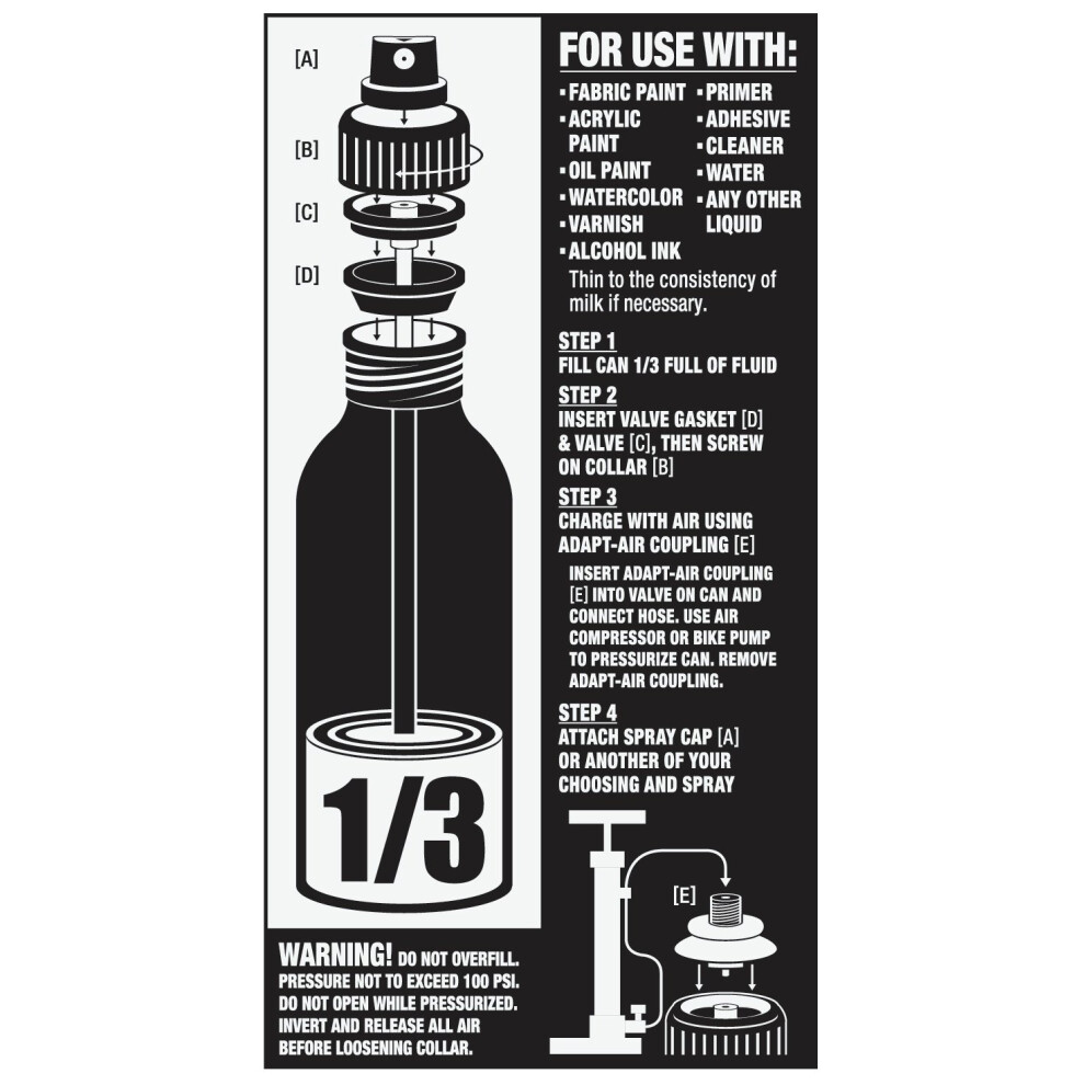 Jacquard Youcan Refillable Air Powered Spray Can- 743772031178
