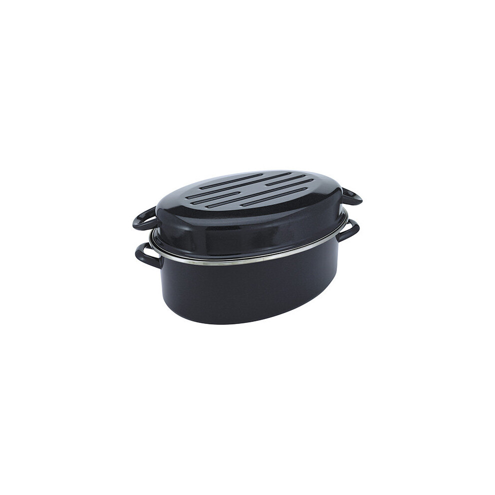 Judge Induction Granite 36cm High Oval Roaster