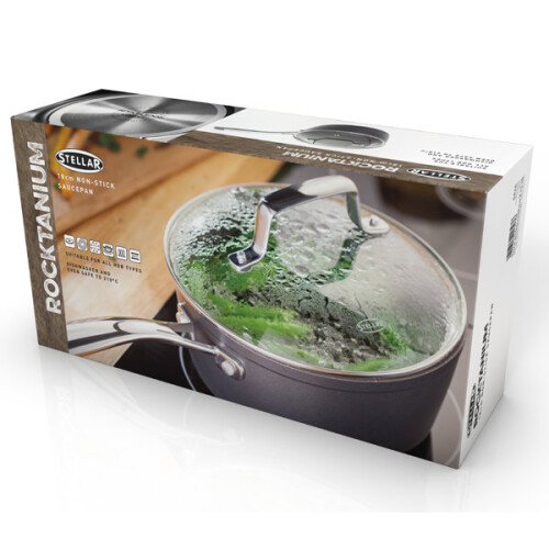 Stellar Stellar Rocktanium 18cm Saucepan 1