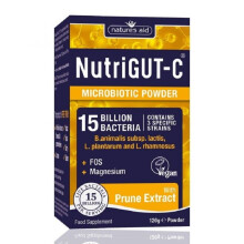 Natures Aid NutriGut-C Microbiotic Powder with Prune Extract 120g Powder