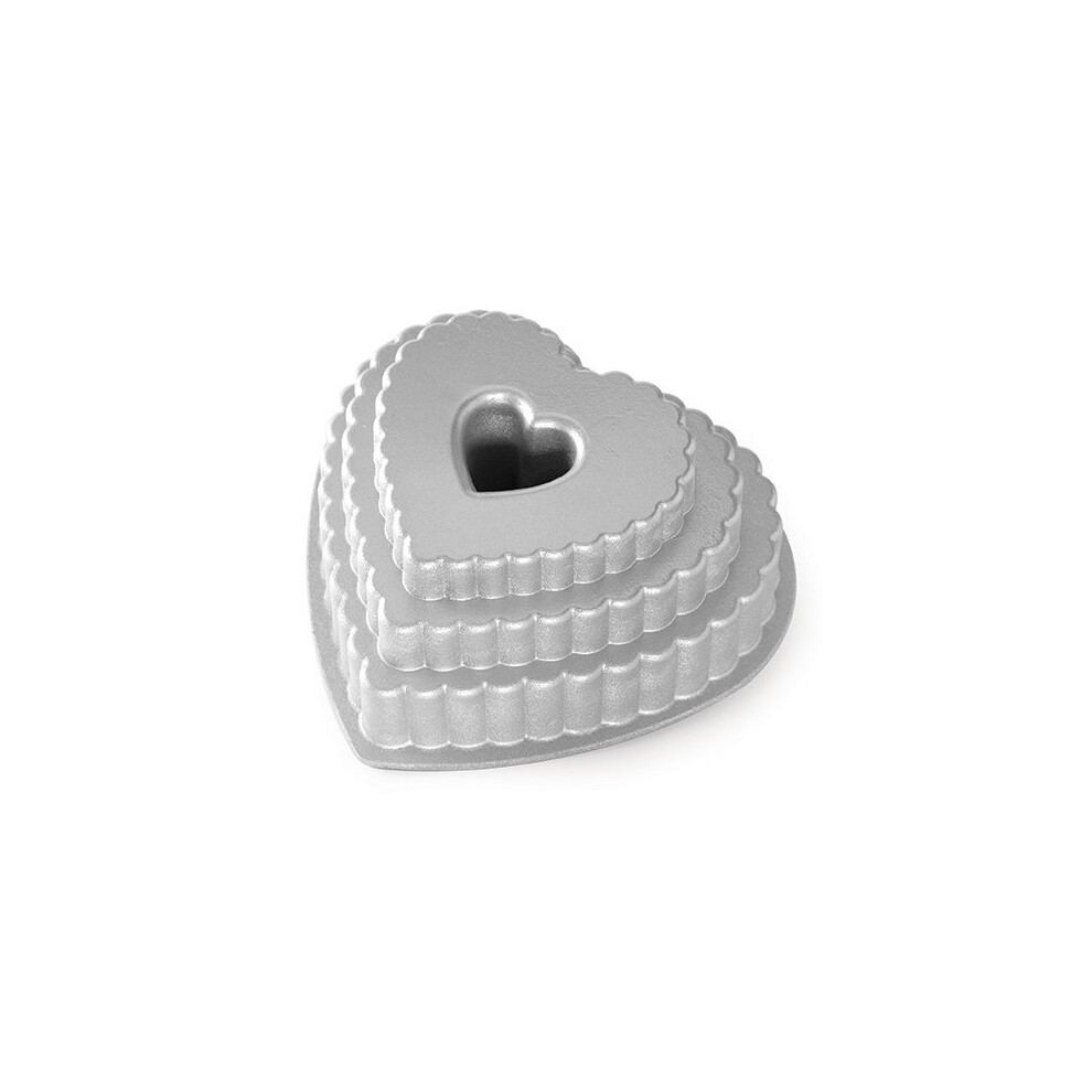 Nordic Ware Tiered Heart Bundt Pan