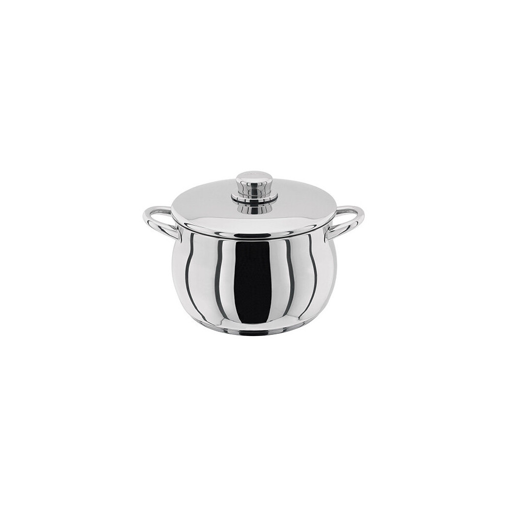 Stellar 1000 22Cm Stockpot - 4.4L, Induction Compatible, 18/10 Stainless Steel, Dishwasher & Oven Safe