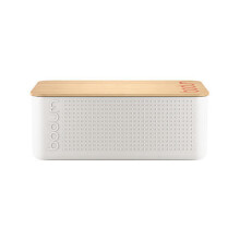 Brotbox - BODUM - 11740-913 - Kleines Modell - Bambusdeckel - Weiß