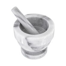 Judge Mortar and Pestle, White, 10.5 x 10 cm