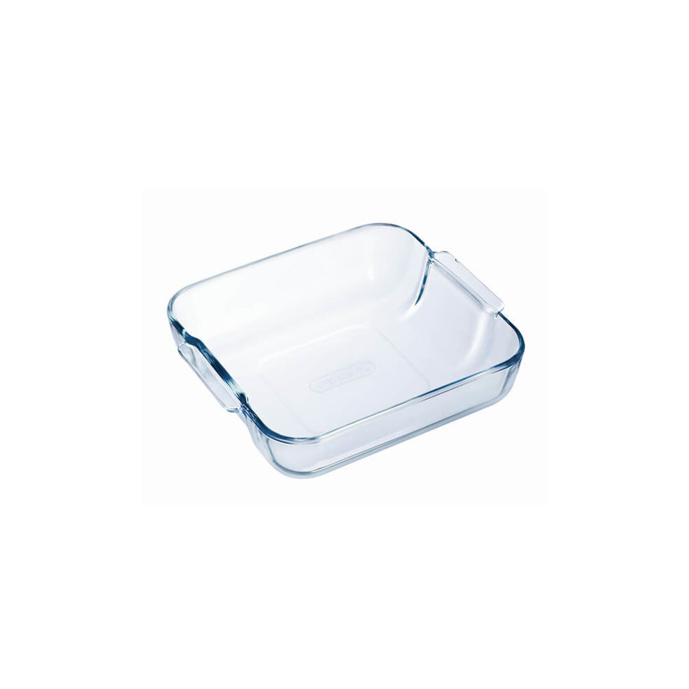 Pyrex Borosilicate Glass Square Roaster, 21x21cm