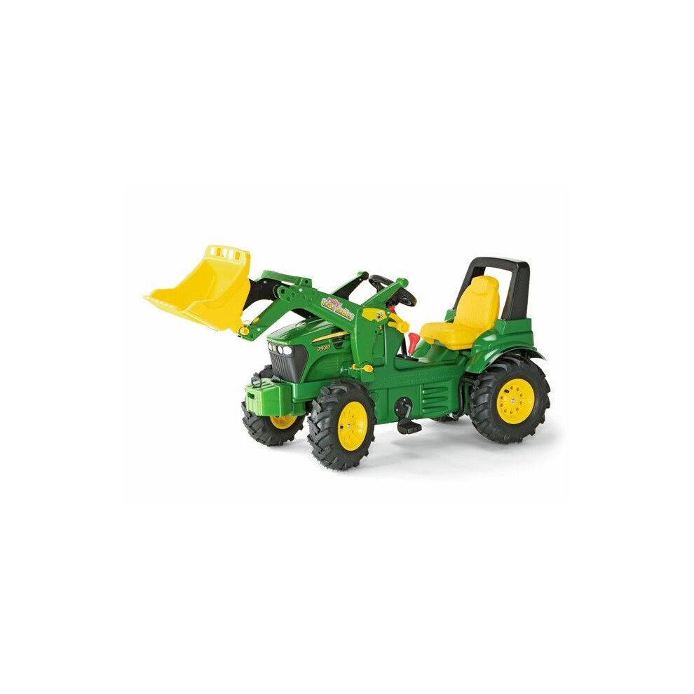 Rolly Toys John Deere 7930 Tractor & Loader, Pneumatic Tyres, Brake & Gears