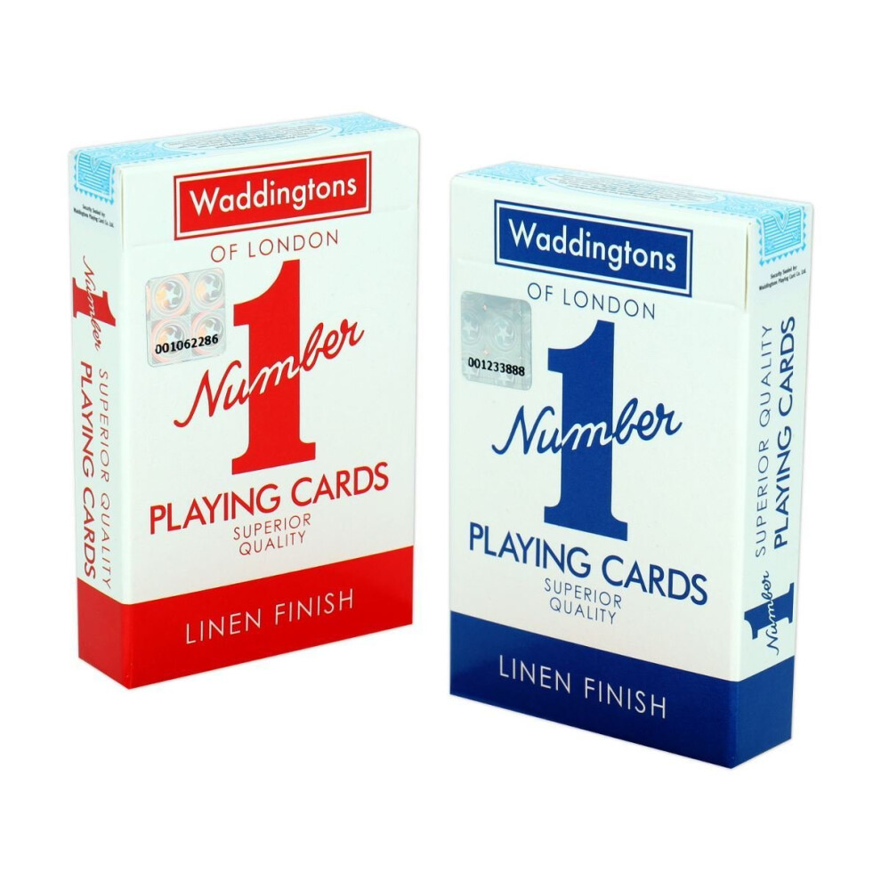 2pk Waddingtons Number 1 Playing Cards | Playing Card Twin Pack