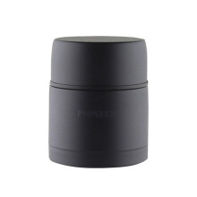 Pioneer Vacuum 0.5 Litre Stainless Steel Black Soup Flask