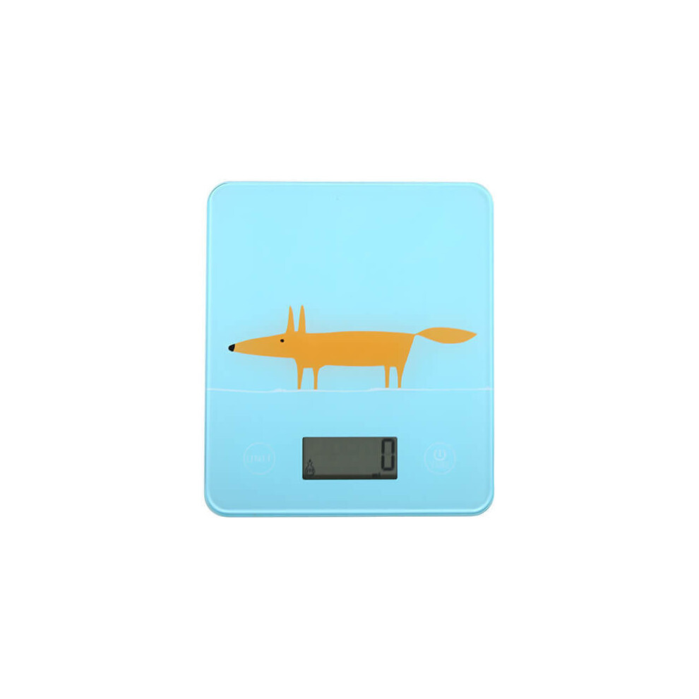 Scion Living Mr Fox Blue Electronic Kitchen Scales