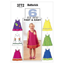 Toddler's & Children's Dress-4-5-6 -*SEWING PATTERN*