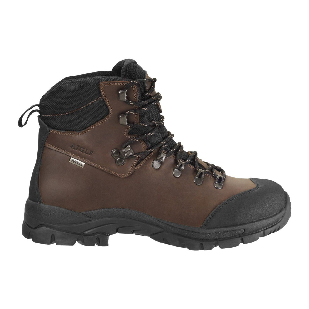 (10-10.5) Aigle Laforse Hiking Boots Mtd Waterproof Full Grain Leather - Hard Wearing Sole