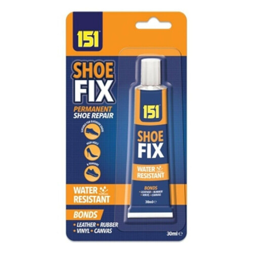 SHOE GLUE GOO CLEAR 30ML GLUE-TRAINERS & ALL SHOE REPAIRS WATER RESISTANCE