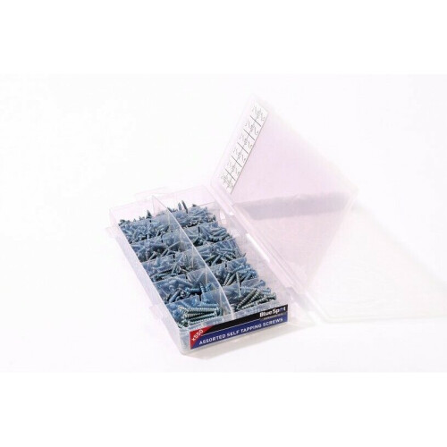 550pc αυτοκόλλητες βίδες λαμαρίνας βίδες Phillips Head Assortment 3mm-5mm 1