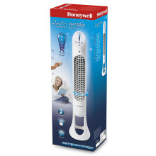 Honeywell QuietSet Tower Fan with Remote Control White