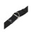 (Black) Yoga Studio Belt Strap Metal D-Ring Buckle 2.5m 2