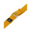 (Yellow) Yoga Studio Belt Strap Metal D-Ring Buckle 2.5m 2