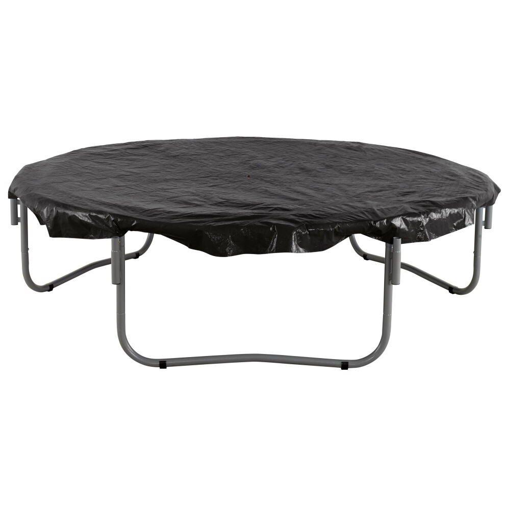 (8 Foot Frame, Black) Trampoline Cover - Waterproof Cover for Weather, Wind, Rain & UV Protection of Round Trampolines of All Brands and Models - Blac