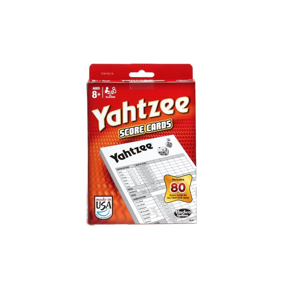 Hasbro Toy Group HG-06100 Yahtzee Score Pad