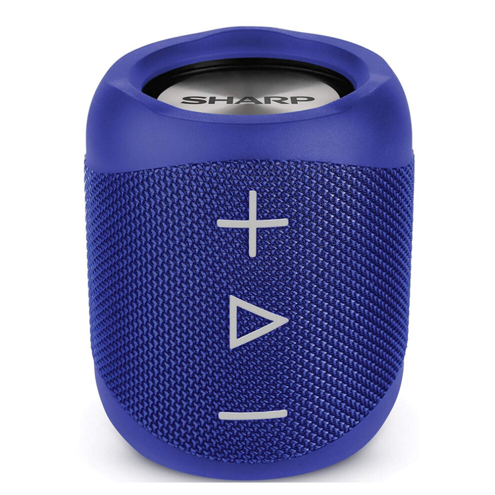 Sharp GX-BT180(BL) Blue 14W Splashproof Rechargeable Portable Bluetooth Speaker