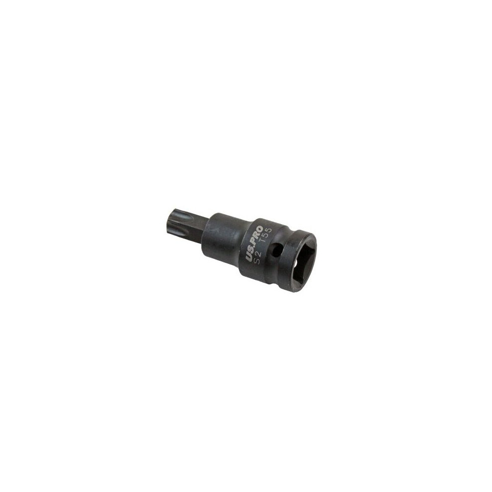 US PRO Tools 1/2" Dr Impact Torx Bit Socket T55 X 53MM 3400