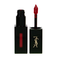 YSL Red Liquid Lipstick Vernis A Levres Stain 401 Rouge Vinyle