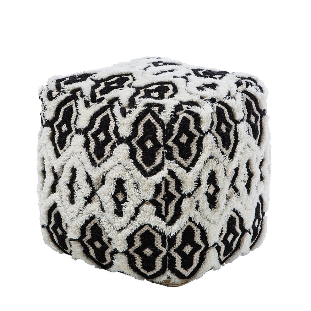 Pouffe Black and White ORAI