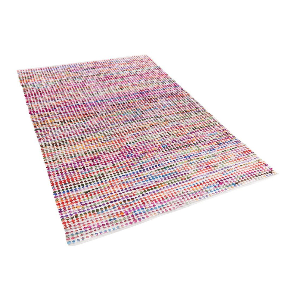 Carpet - Rug - Multicolour - Polyester - Cotton - 140x200 cm - BELEN