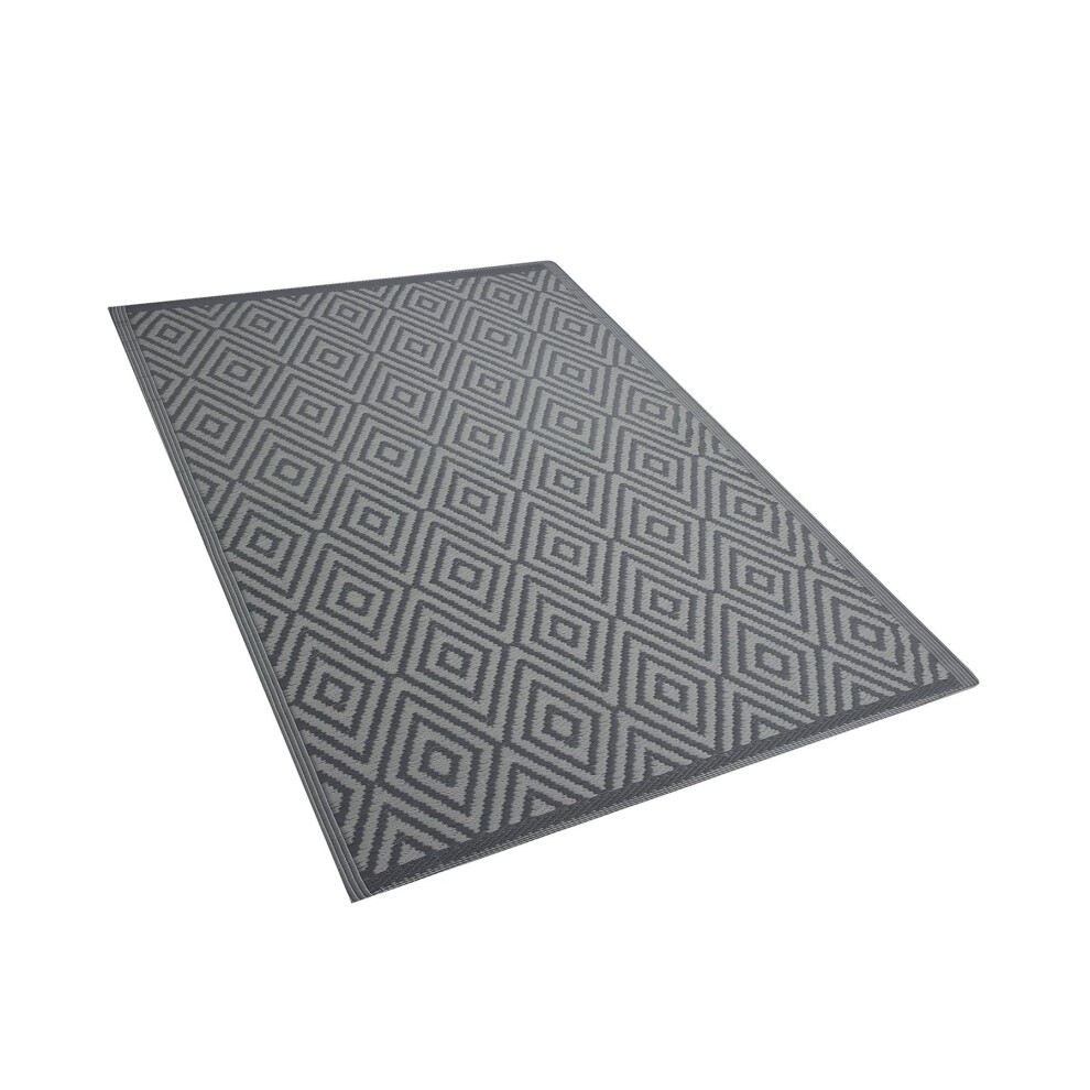 Outdoor Rug 120 x 180 cm Grey SIKAR