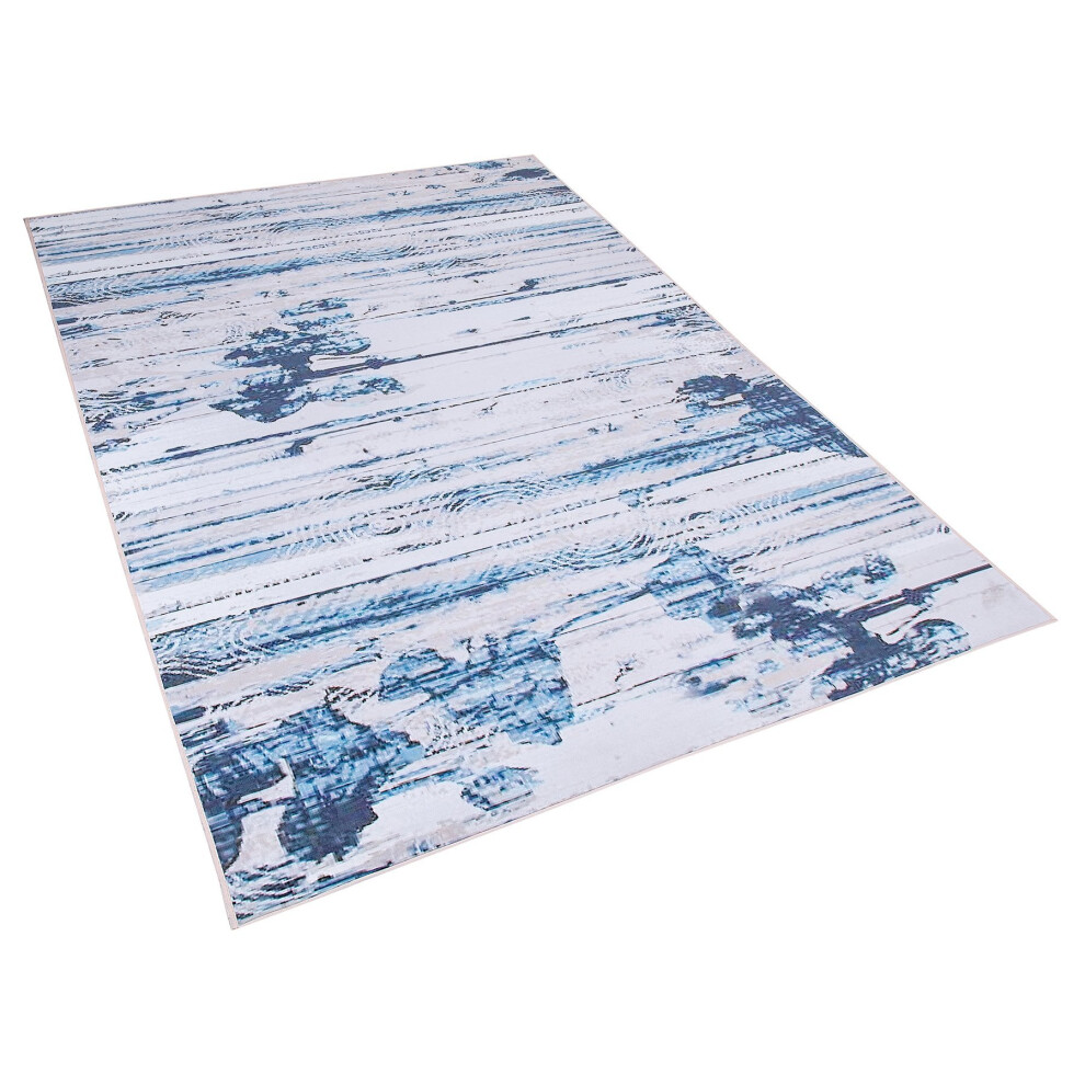 Area Rug 160 x 230 cm Beige and Blue BURDUR