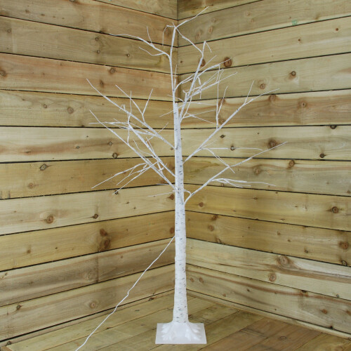 Snow Time 1.5m Christmas Twinkling Birch Tree with Warm White LEDs 1