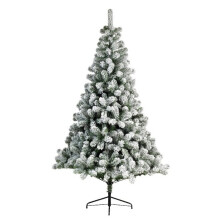 7ft Snowy Imperial Pine White Green Fir Artificial Christmas Tree
