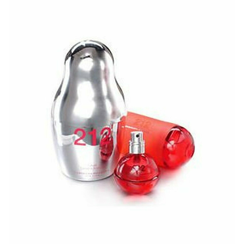Carolina Herrera 212 Limited Edition For Women Edt 60Ml Silver