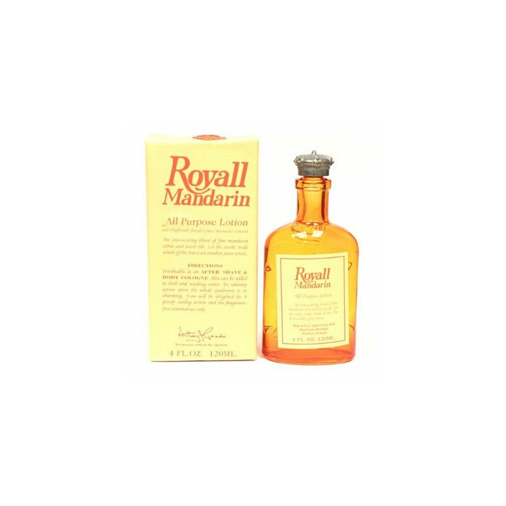 Royall Mandarin FOR MEN by Royall Fragrances - 120 ml All Purpose Lotion Splash