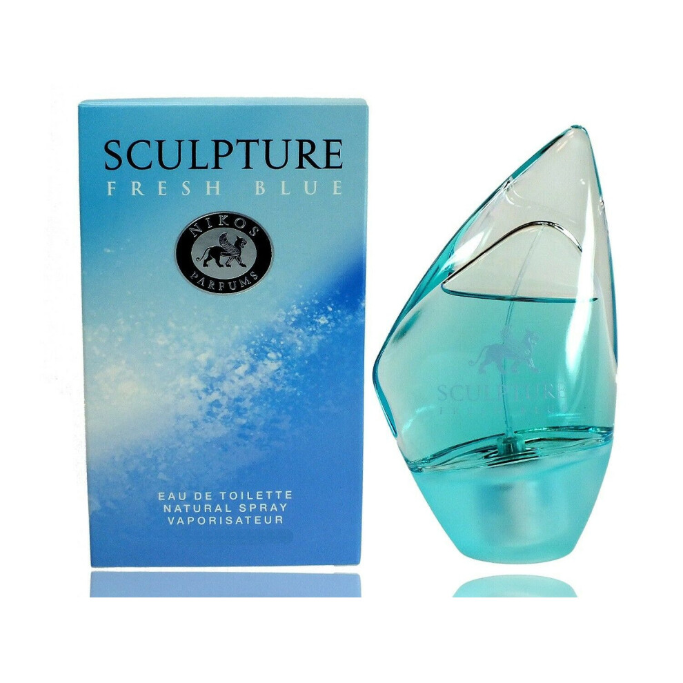 Nikos Sculpture Fresh Blue for Men 50ml Eau De Toilette  Spray