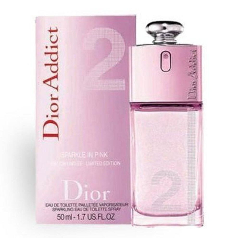 Dior Addict 2 Sparkle in Pink (Limited Edition)Eau De Toilette Spray 50ml