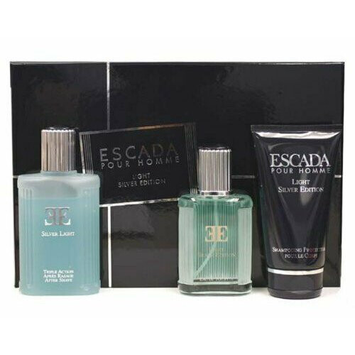 Escada Silver Light by Escada for Men 3 Pc. Gift Set